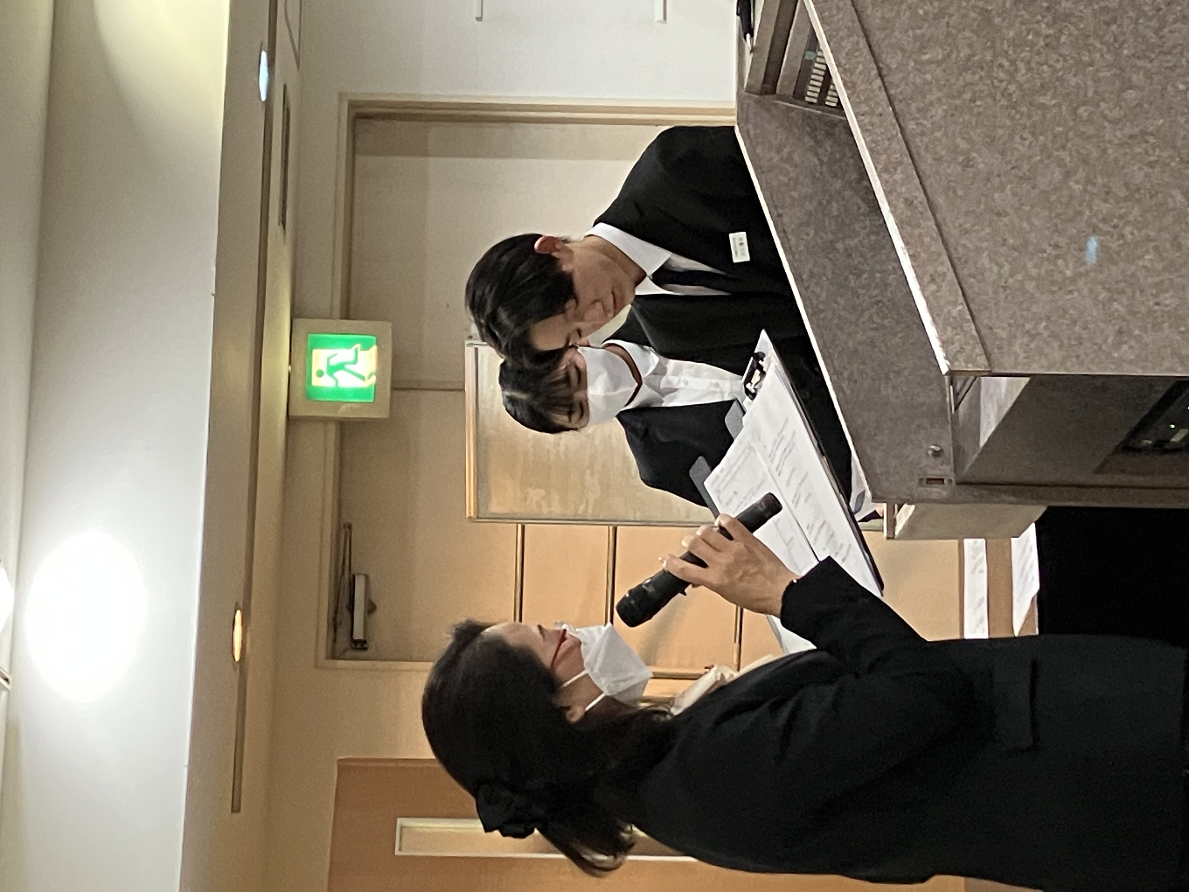 司会体験の様子