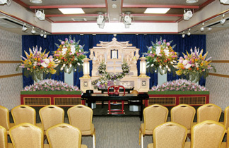 大阪北玉泉院白木祭壇