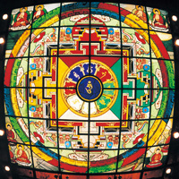 大阪北玉泉院大曼陀羅ステンドグラス