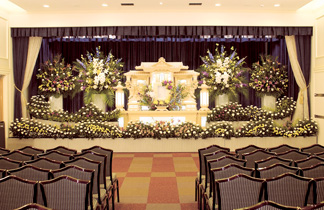 千里玉泉院白木祭壇