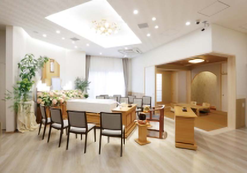 メイプルホール旭式場と控室