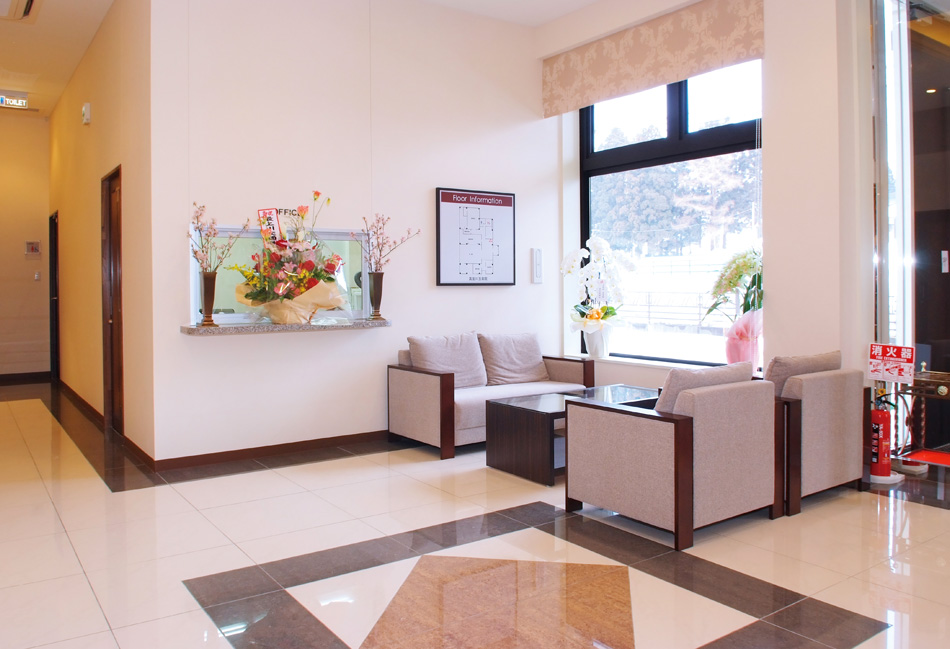 真室川玉泉院ロビー