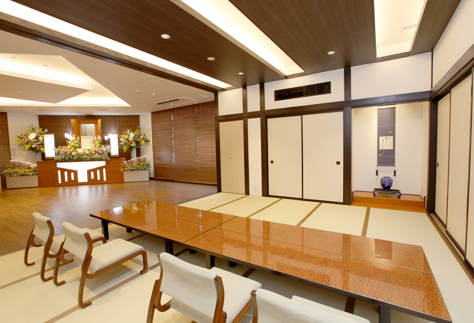 酒田玉芳庵式場と控室